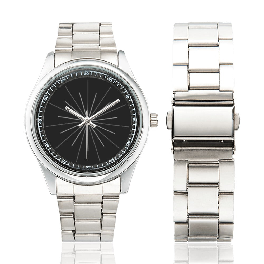 Radial Meridian - Stainless Steel Watch with Creative Design