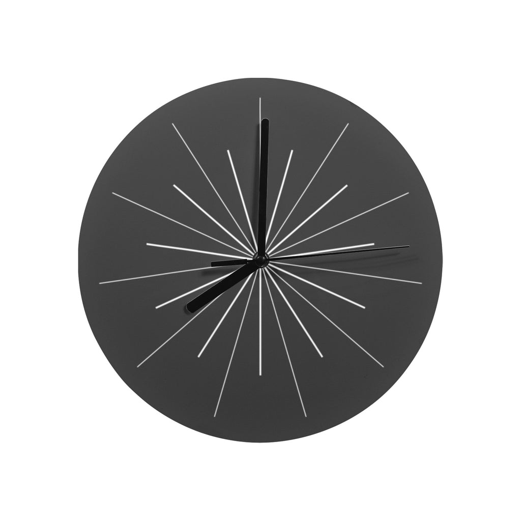 Radial Meridian - Wall Clock with Creative Design