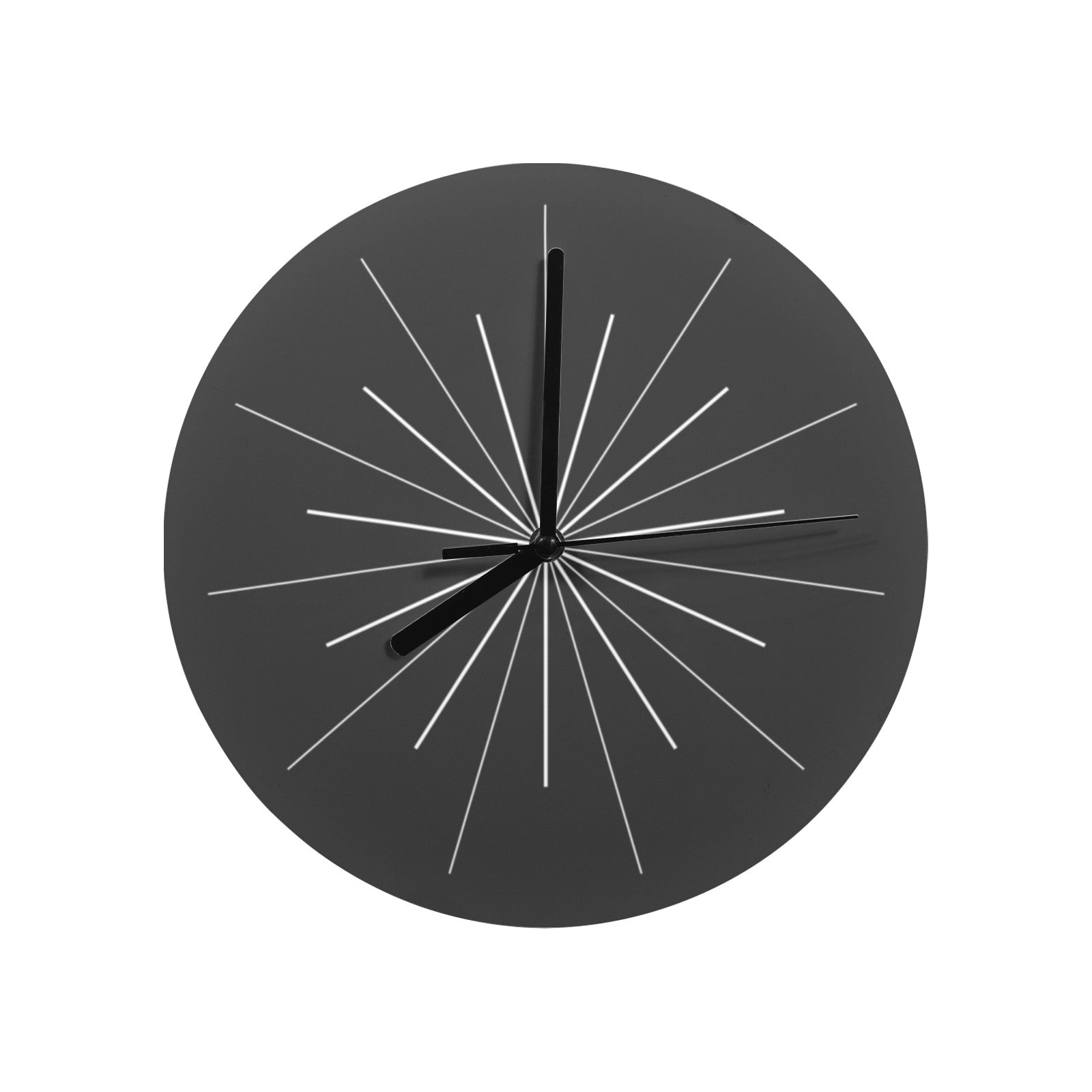Radial Meridian - Wall Clock with Creative Design