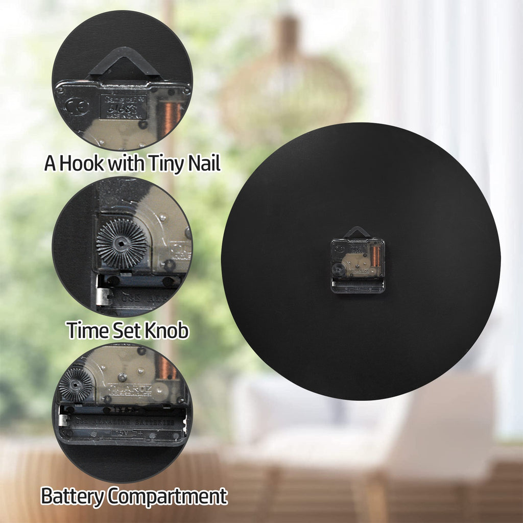 Radial Meridian - Wall Clock with Creative Design