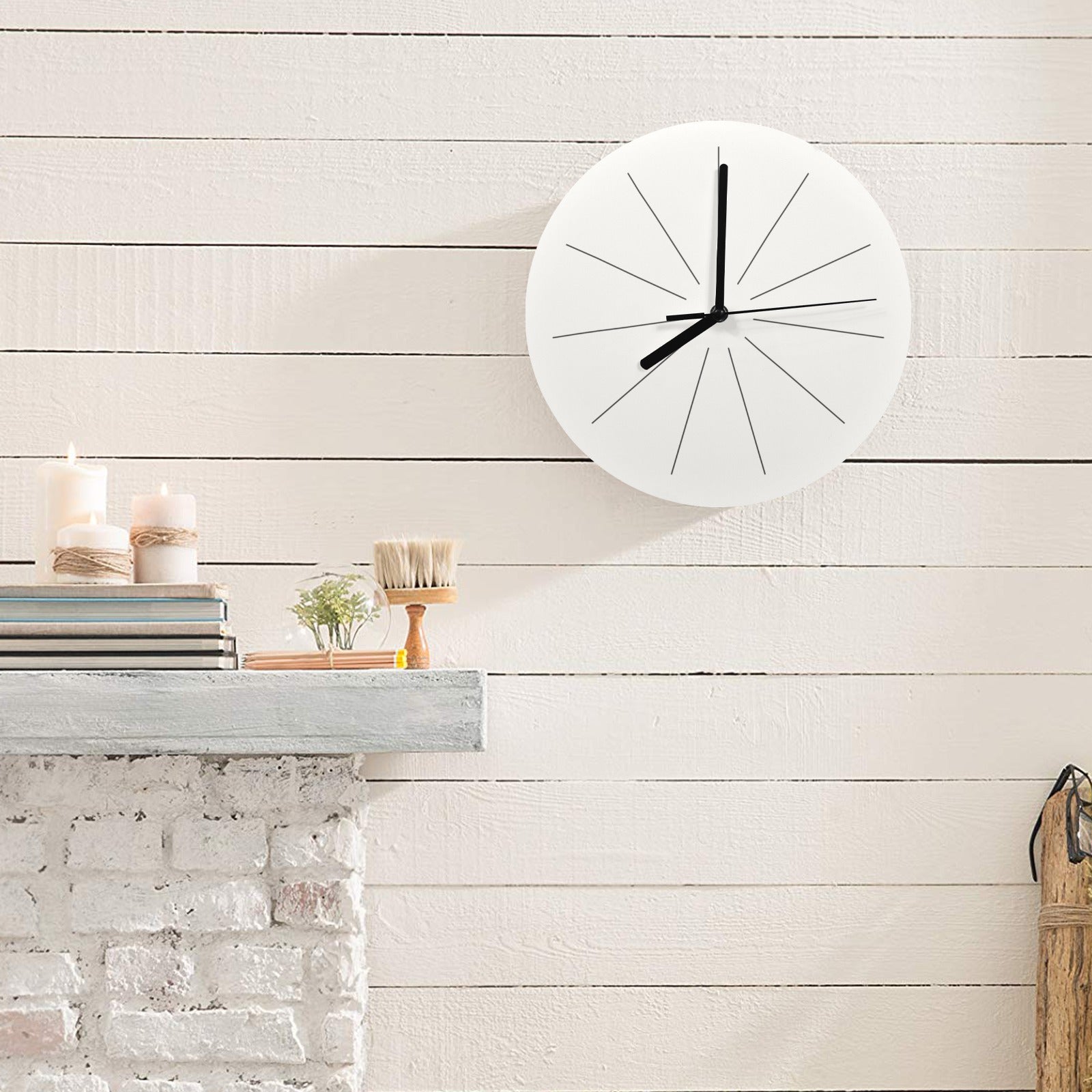 Analog Intersections - Wall Clock with Creative Design