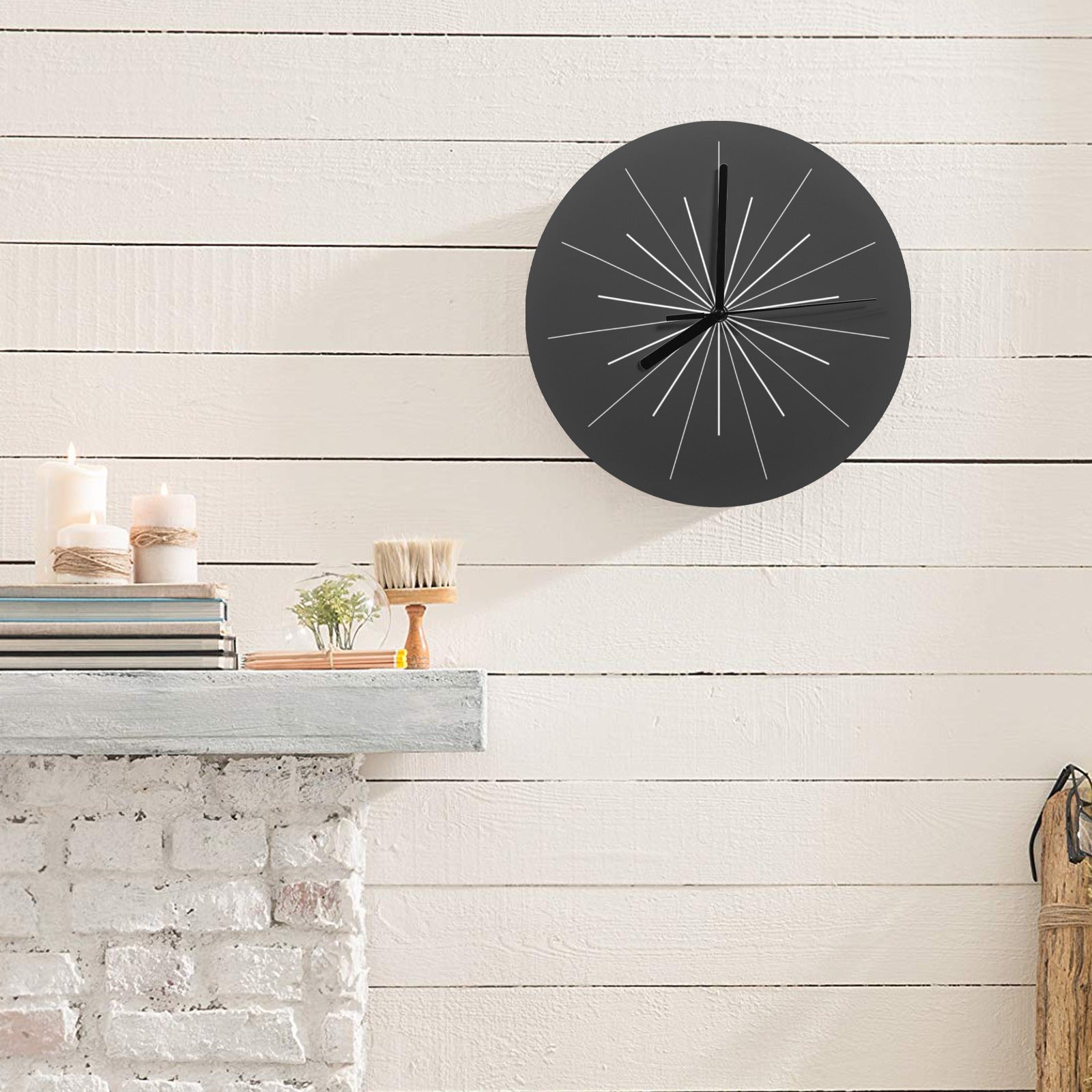 Radial Meridian - Wall Clock with Creative Design
