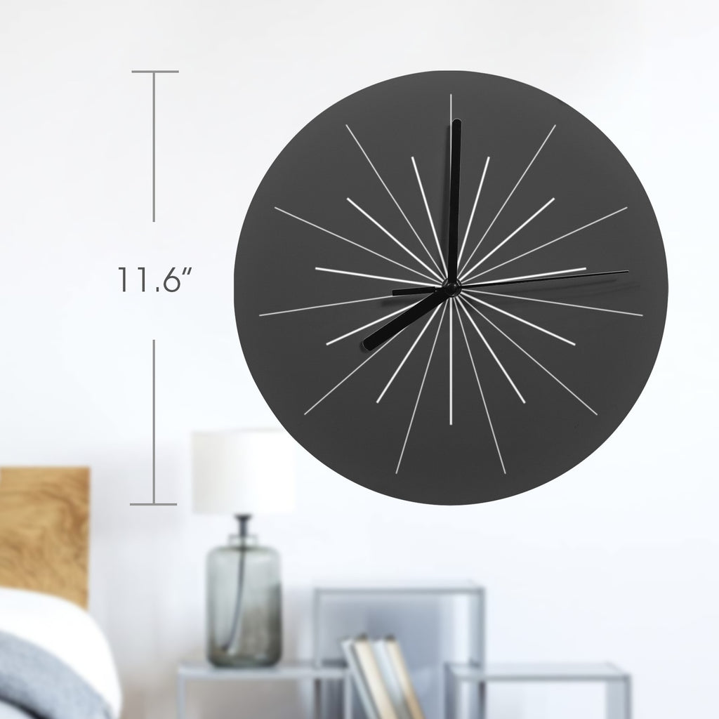Radial Meridian - Wall Clock with Creative Design