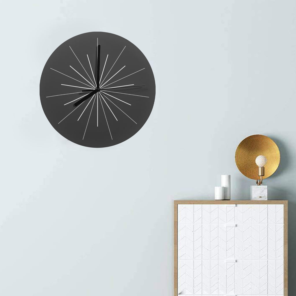 Radial Meridian - Wall Clock with Creative Design