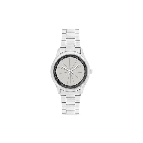 Analog Intersections - Stainless Steel Watch with Creative Design